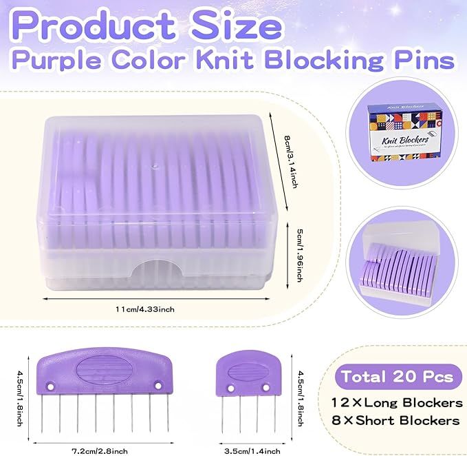 20Pcs Knit Blockers Pins Kit view 4