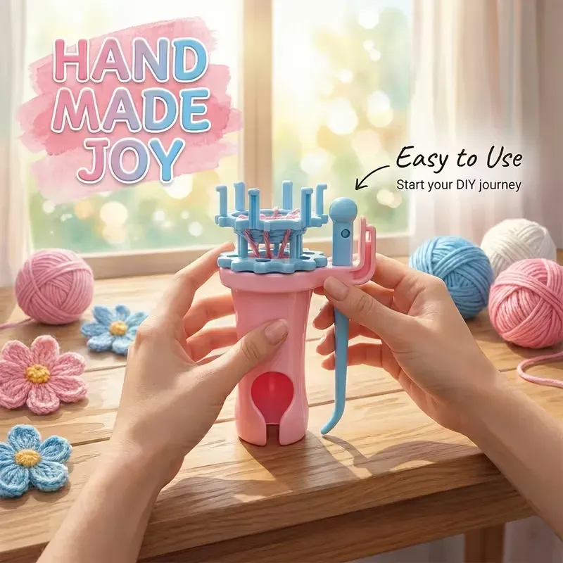 Double-Ended Interchangeable Head Bracelet Maker Plastic DIY Weaving Tool for view 2