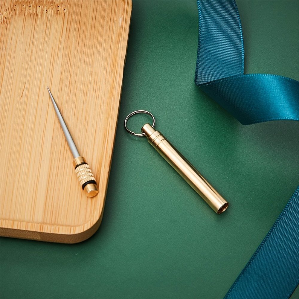 2pc Portable Stainless Steel Toothpick view 4