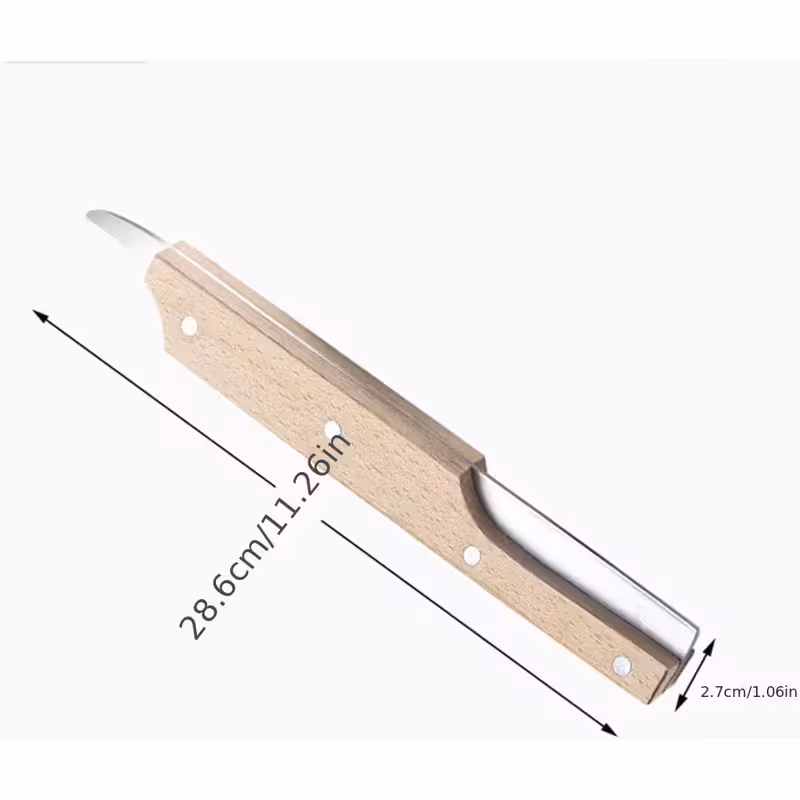 Coconut Breaker Tool Opener Cutter Cracker with Wooden Handle view 3