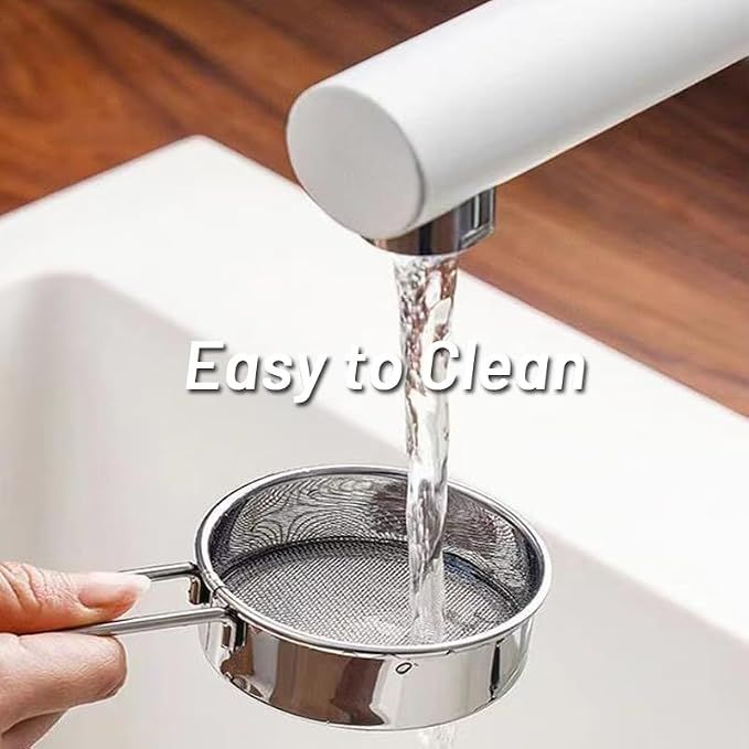 2 Pack Powdered Sifter for Sugar- Flour Sifter Mini Small Drainer for Baking view 4
