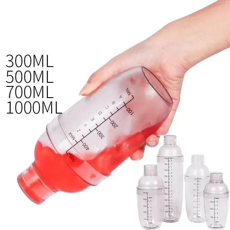 1PC Plastic Cocktail Shaker 1000ml for Home Bar view 2
