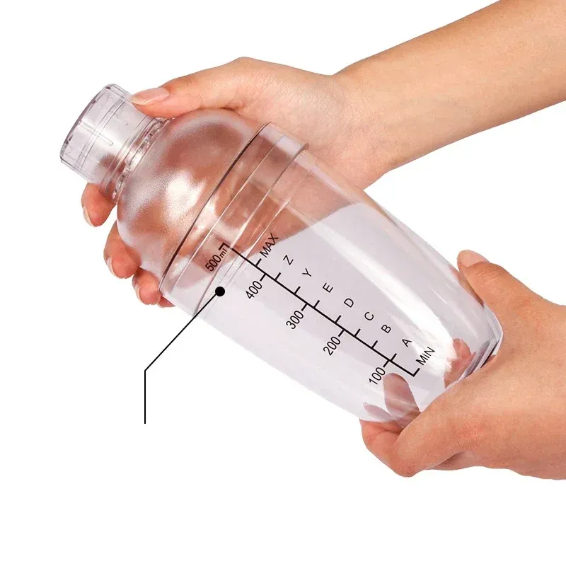 1PC Plastic Cocktail Shaker 1000ml for Home Bar view 3