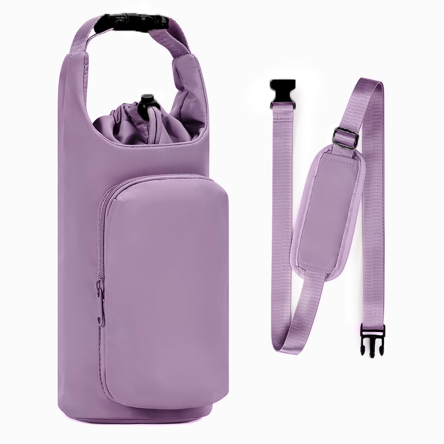 New Insulated Water Bottle Bag with Ice Cup Set