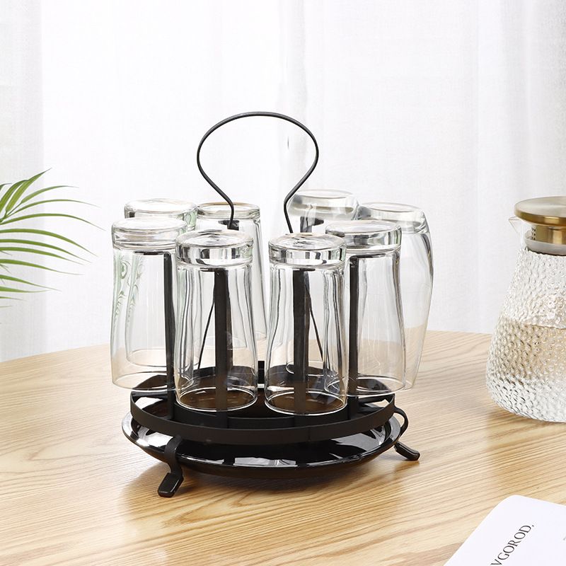 8-Cup Mug Tree Metal Rotating view 3