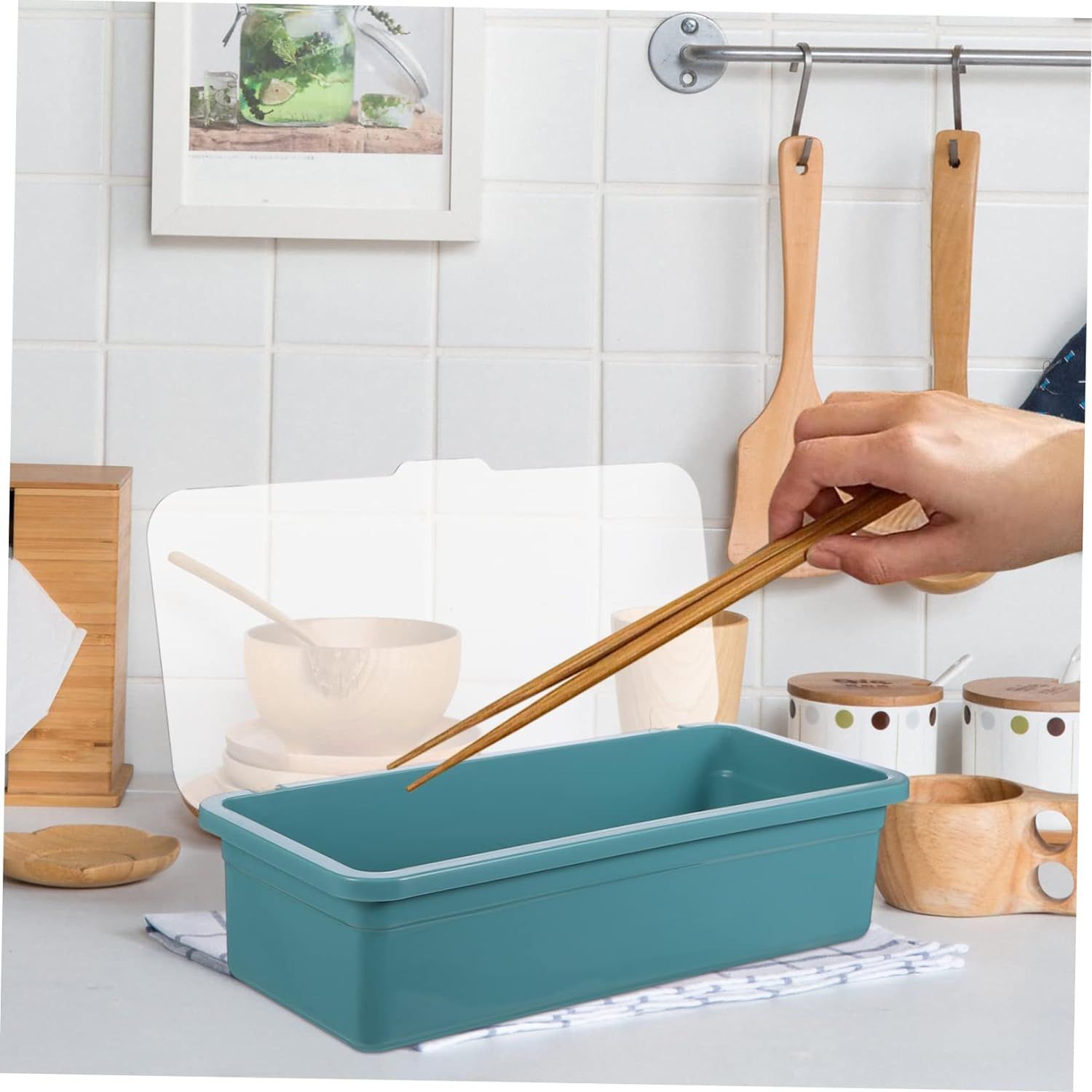 2PCS Clear Drawer Organizer Ideal for Organizing Kitchen Drawers view 3