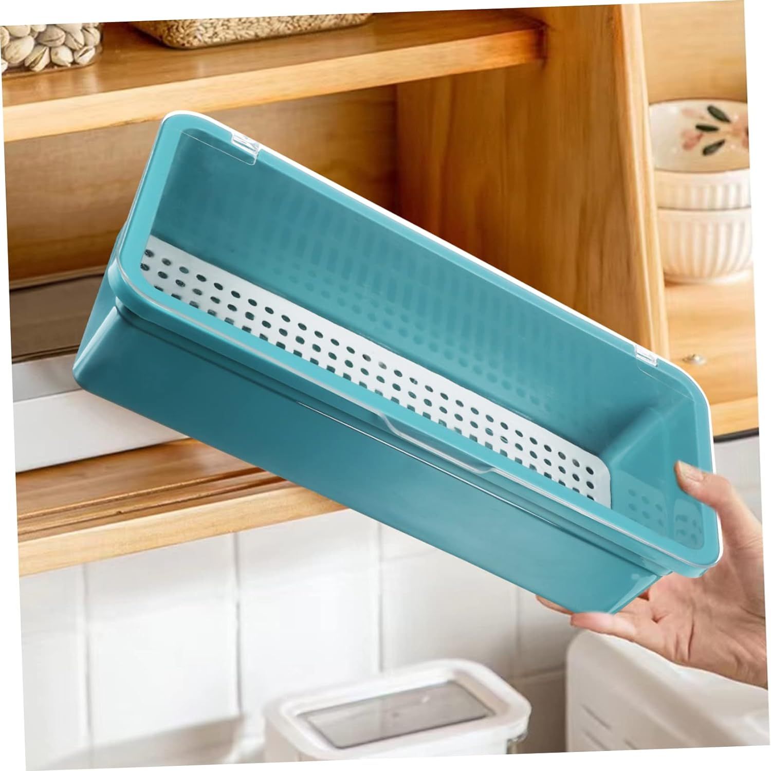 2PCS Clear Drawer Organizer Ideal for Organizing Kitchen Drawers view 4