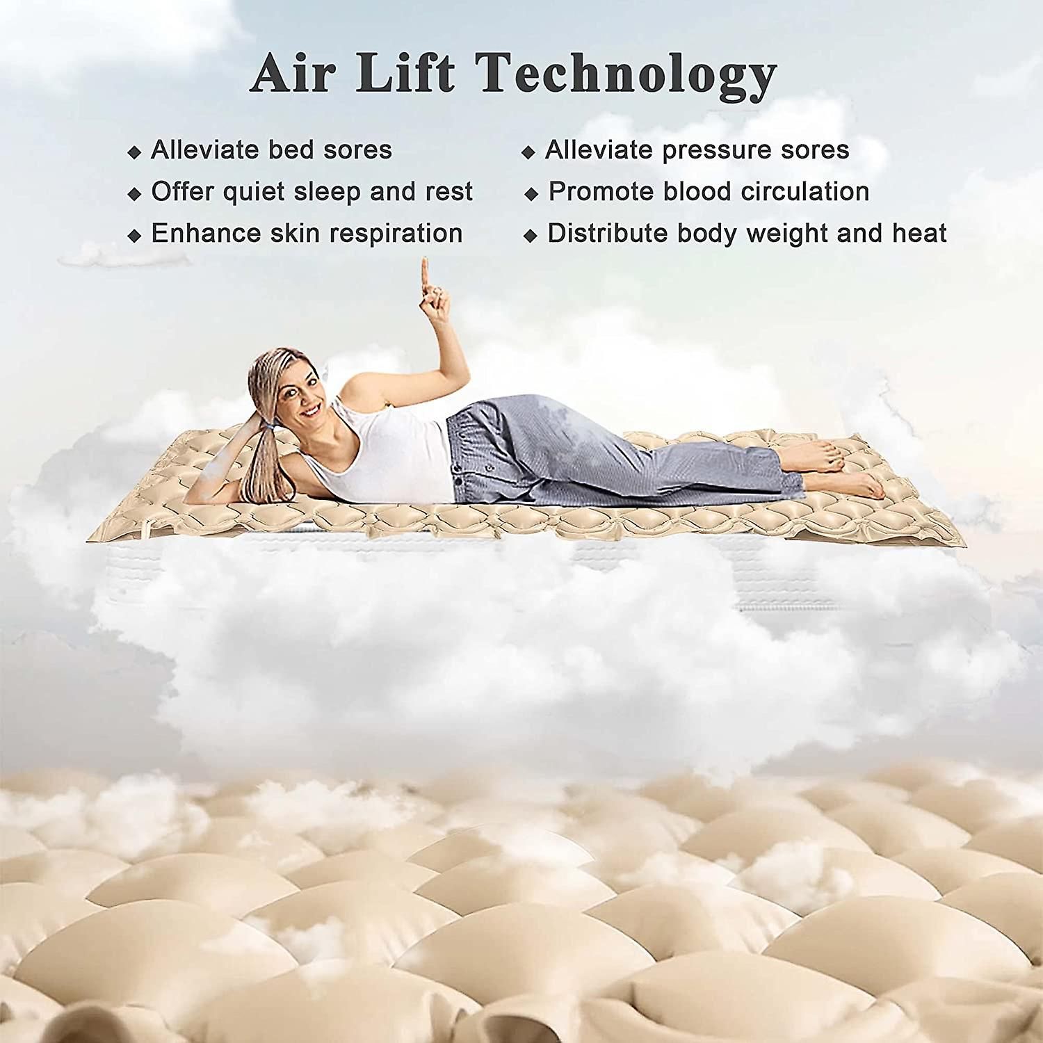 Alternating Pressure Pad Replacement - Inflatable Low Air Loss Mattress Topper — image 1