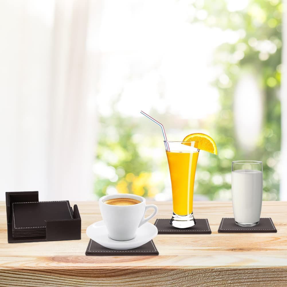 Drinks Coasters with Holder view 2