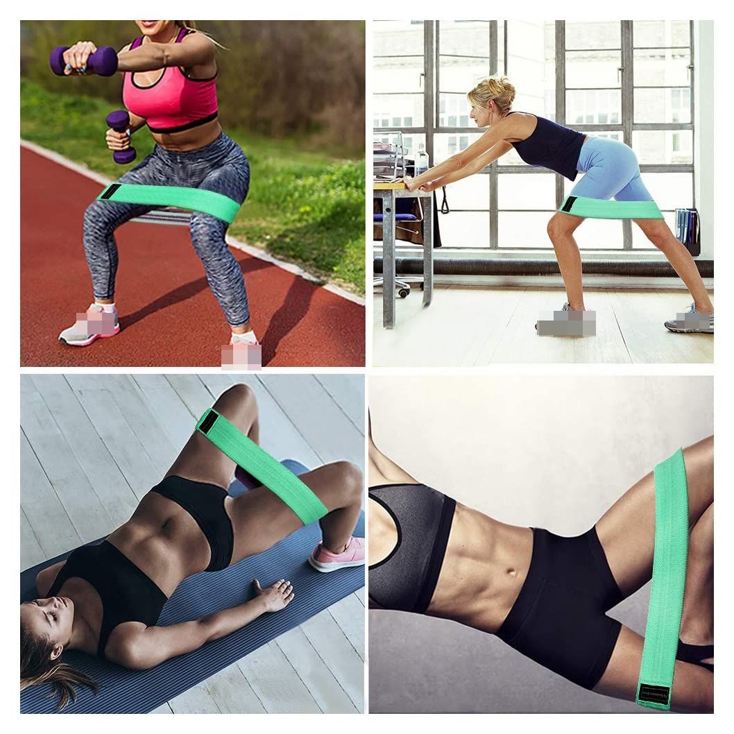 Resistance Bands Fitness Booty Bands Fabric Fitness Elastic Band for Home view 4