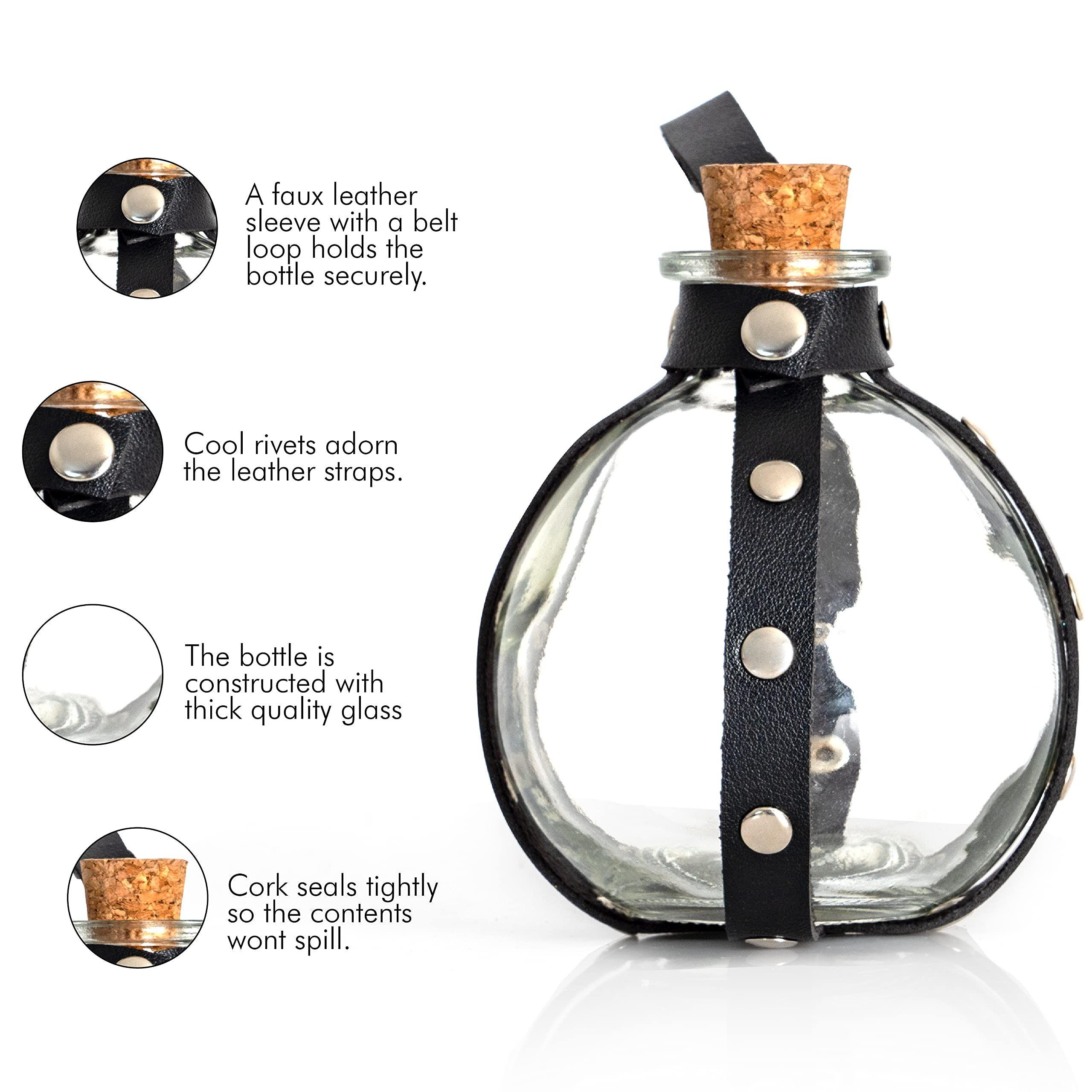 Forum Novelties Adult's Mens Witch and Wizard Dark Magic Cork Potion Bottle view 2