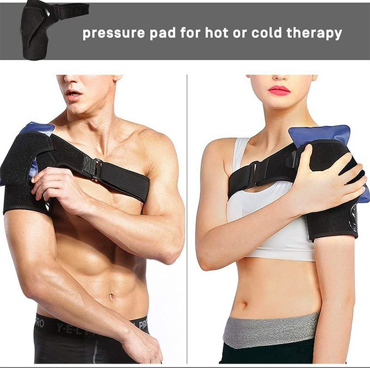 Shoulder Support Brace with Pressure Pad for Men Women view 2