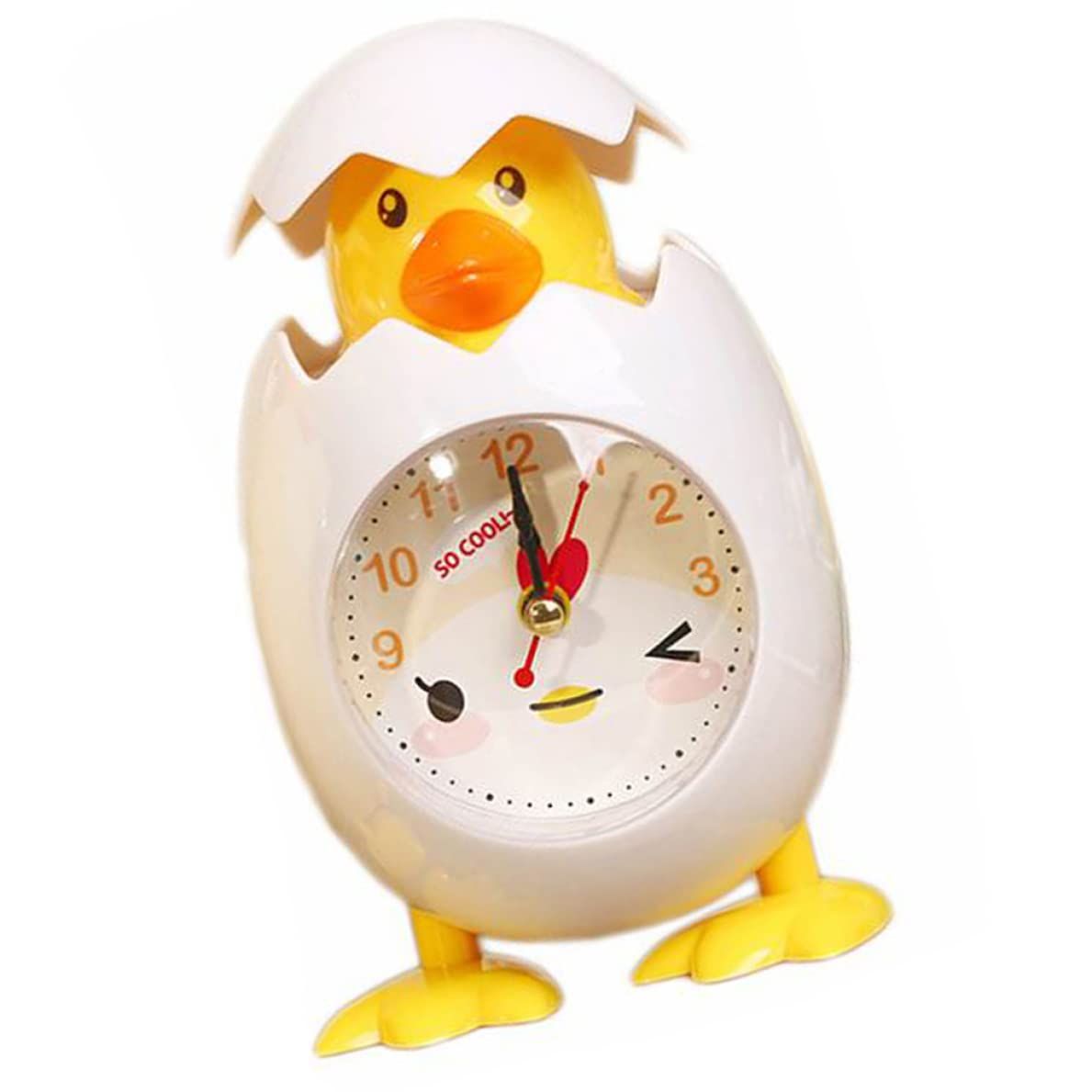 Kids Alarm Clock, Chicken Egg Alarm Clock Cartoon Desktop Clock Cute Bedside — image 1