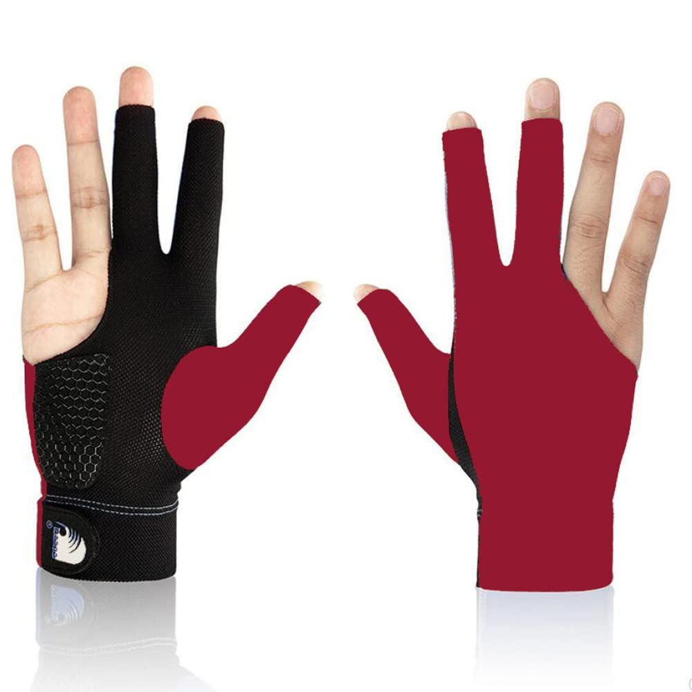 Man Woman Billiard Pool Gloves Left Hand Quick-Dry Breathable Billiards view 2