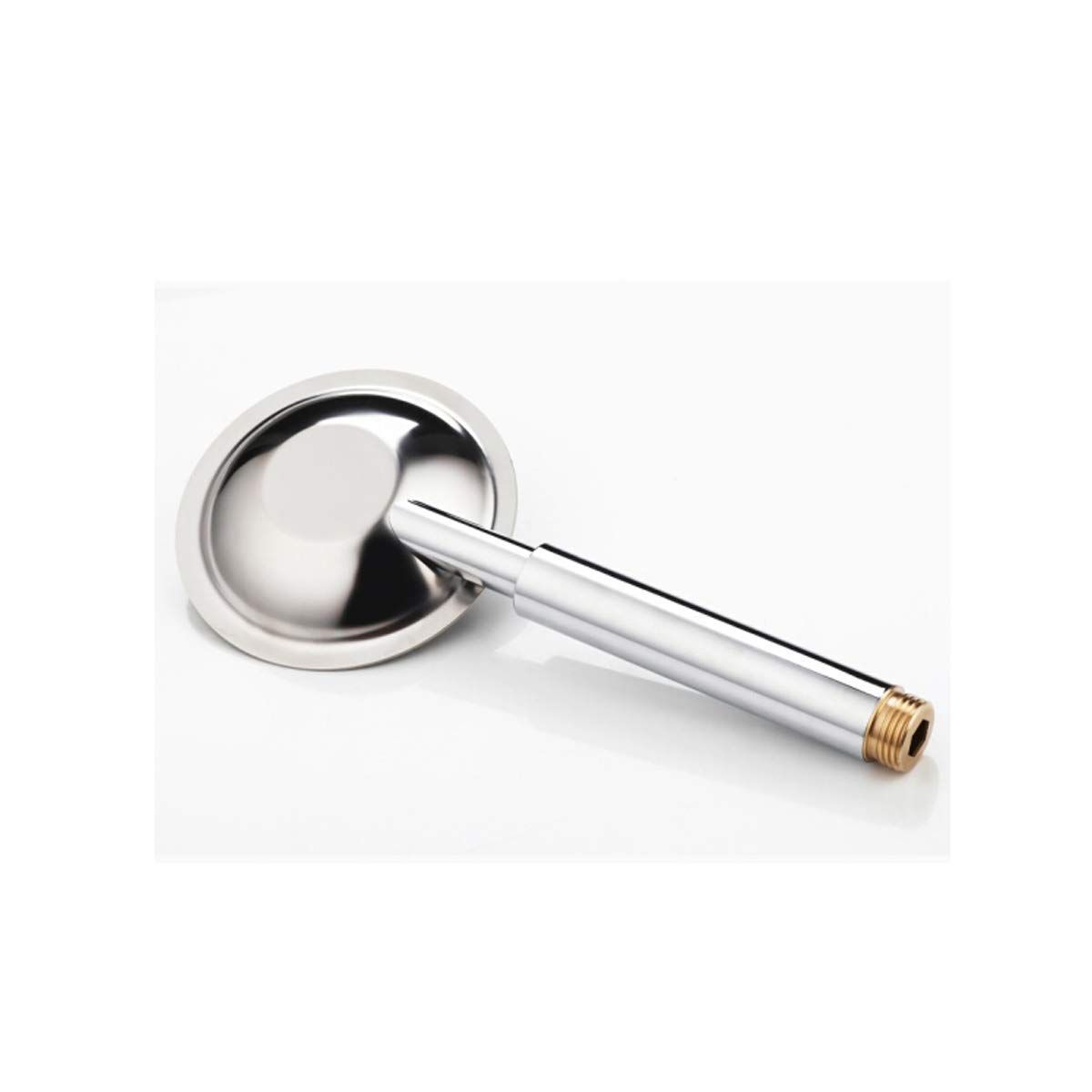 Stainless Steel Brushed Bathroom Handheld Shower Head Round Square Bath view 3