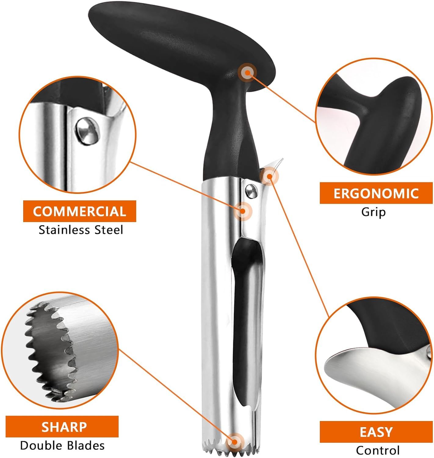 Premium Sturdy Apple Corer Tool For Removing Pits view 2