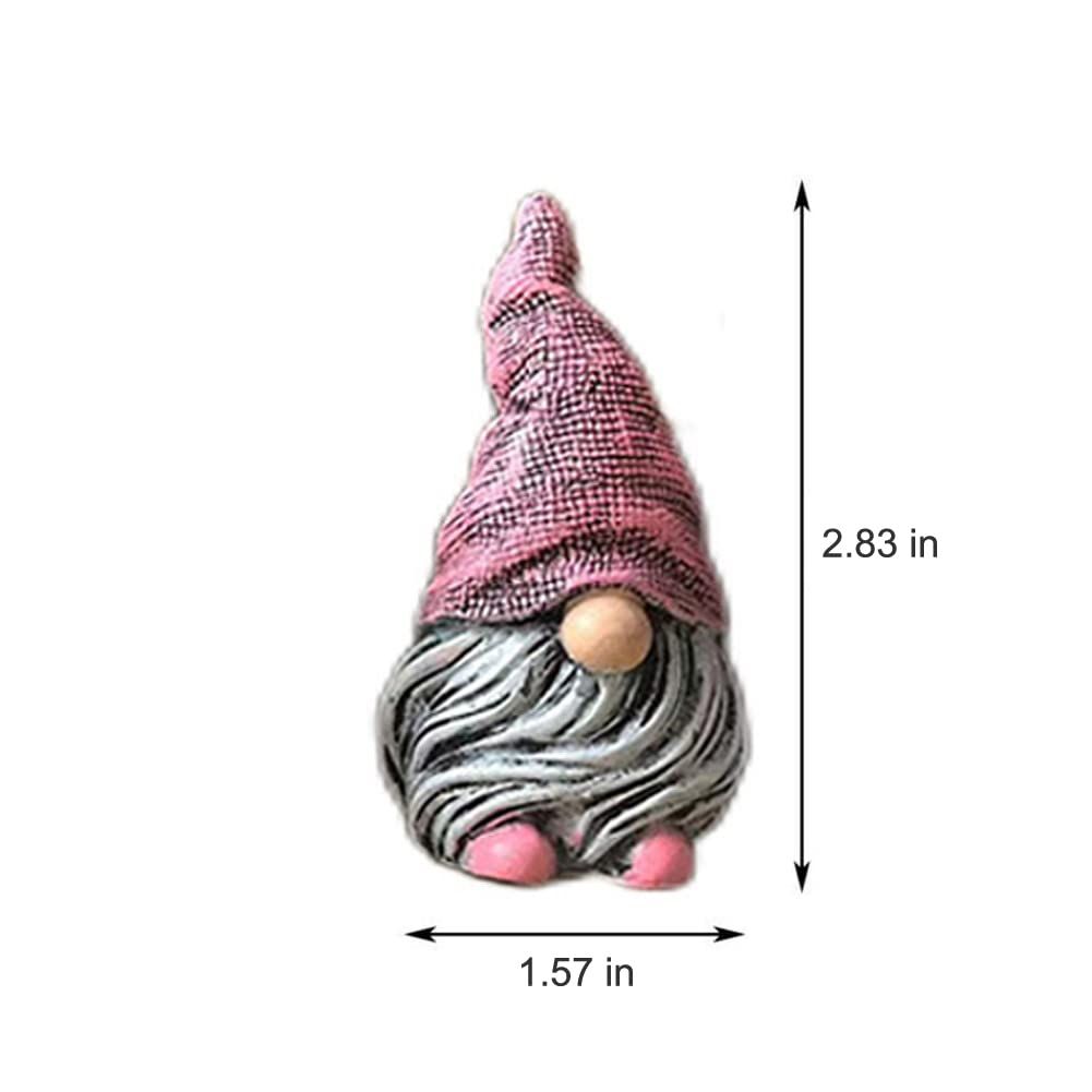 Ornament Resin Statues Mini Dwarf Figurine for Desk Outdoor Garden Patio Porch view 2
