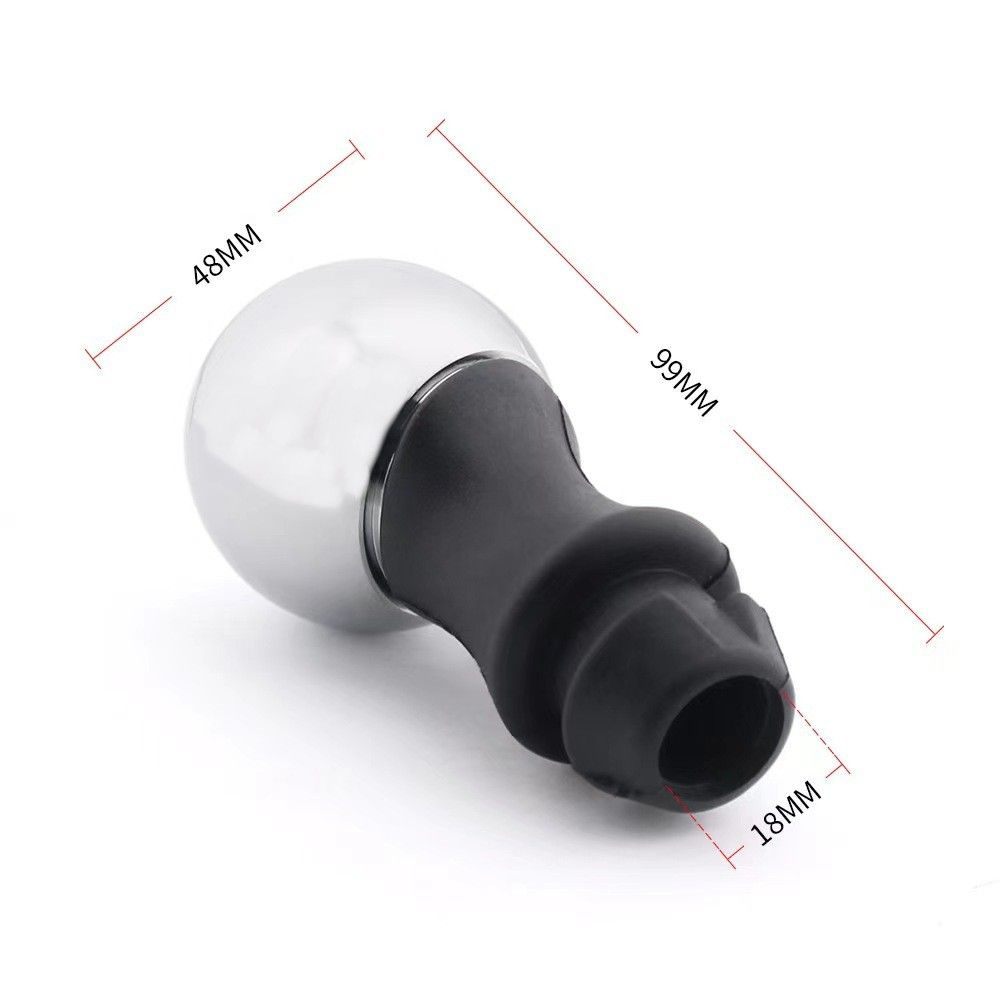 5-Speed Matte Aluminum Alloy Sports Gear Shift Knob Shifter Lever Accessories view 2