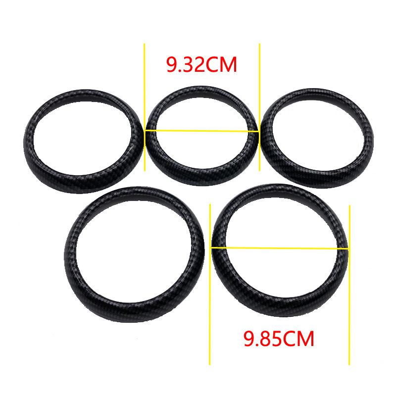 Store Car Air Condition Air Vent Outlet Ring Cover Trim Decoration Fit for Air — image 1
