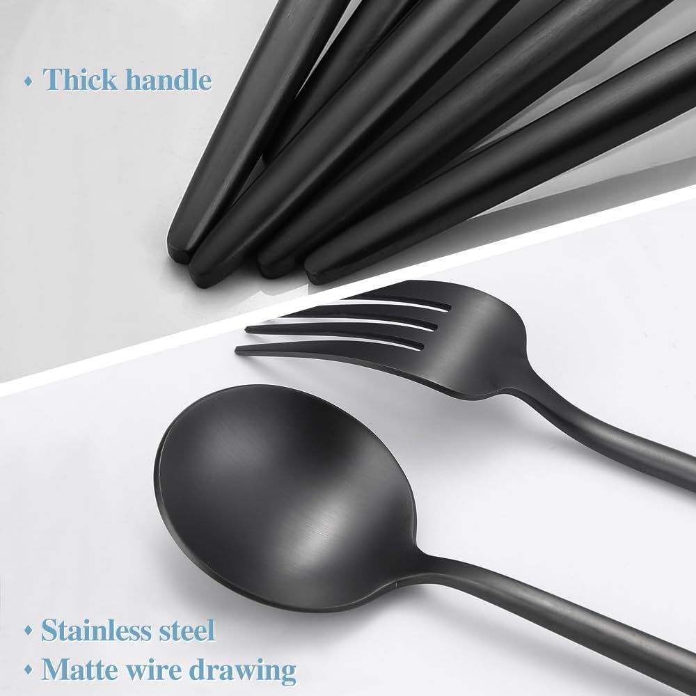 4-Pieces Heavy Duty Flatware Set view 2