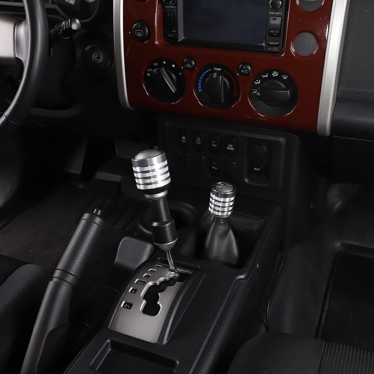 Car modification gear lever cover Central Gear Head Decorative Knob Cover Trim view 3