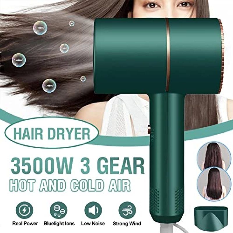 Hair Dryer Household Heating and Cooling Air Anion Hair Dryer for Home Travel view 4