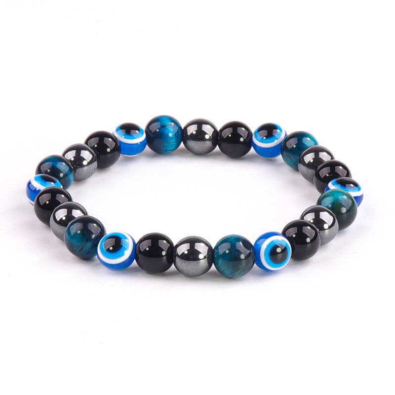 Triple Protection Bracelet bracelet and Black Beads Bracelet for Men Women view 2