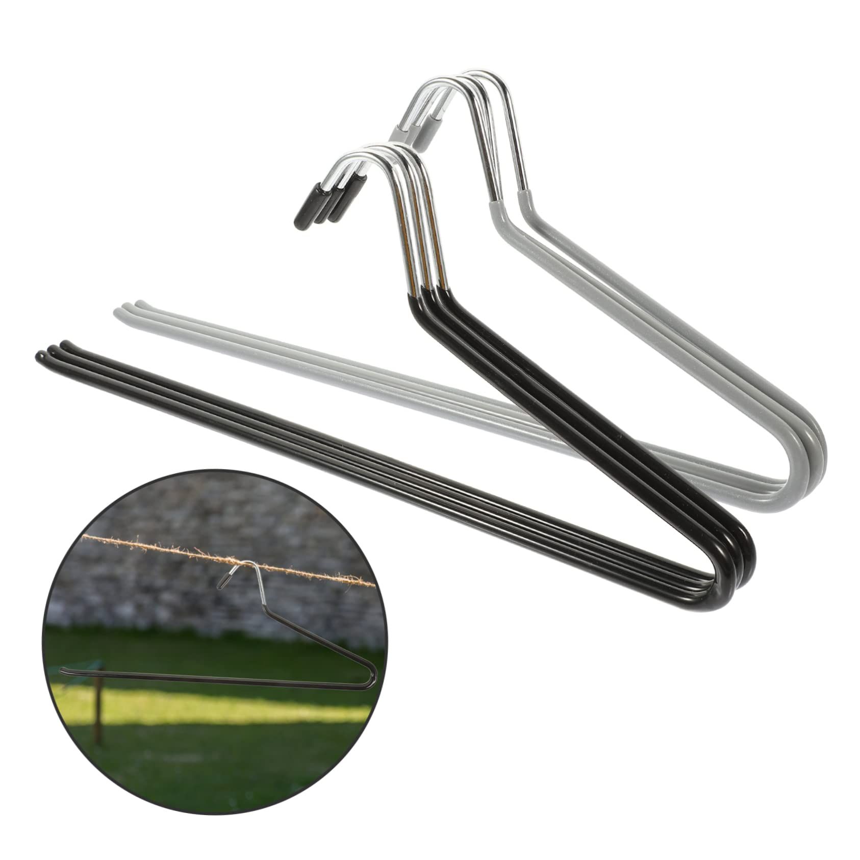 10pcs Coat Hanger Heavy Duty Clothes Rack Heavy Duty Clothes Hanger Hangers — image 1