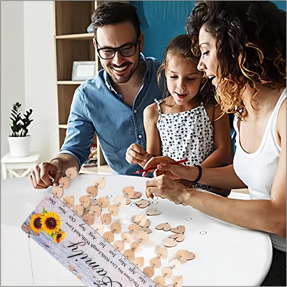 Family Birthday Calendar Wall Hanging Board — image 1