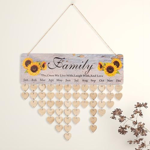 Family Birthday Calendar Wall Hanging Board view 2