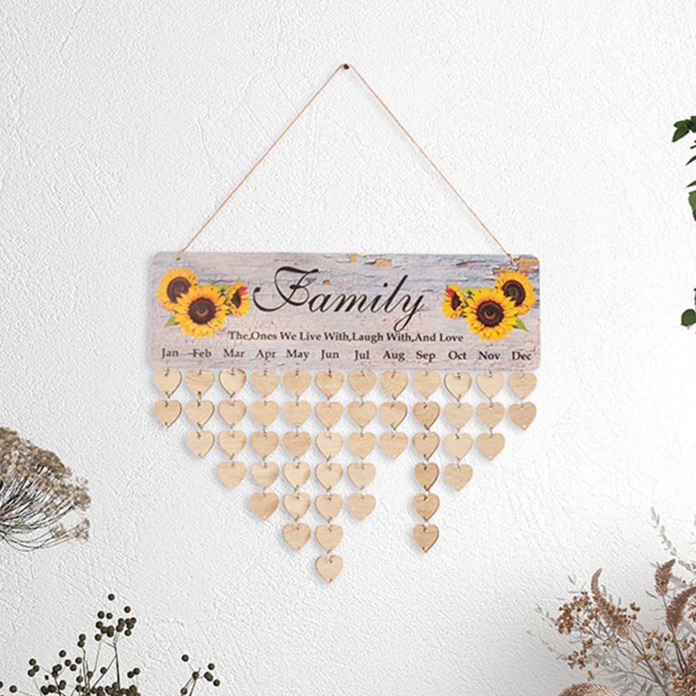 Family Birthday Calendar Wall Hanging Board view 3