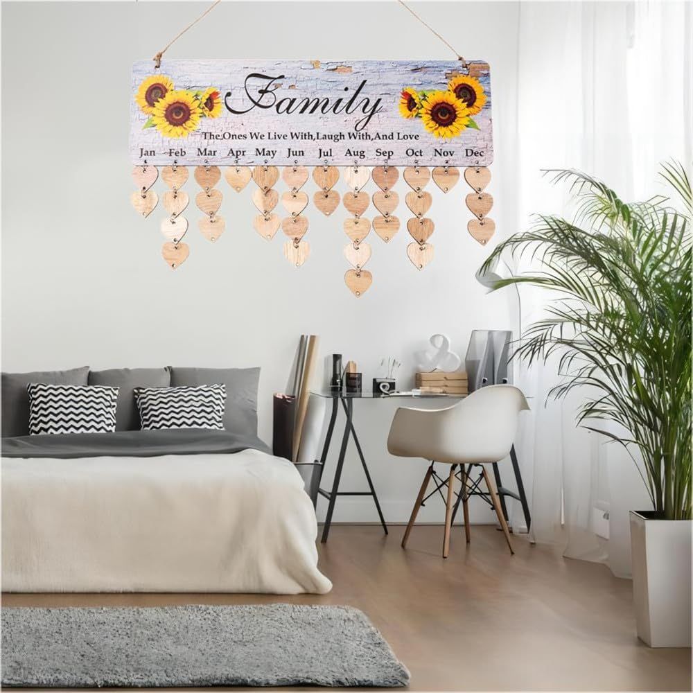Family Birthday Calendar Wall Hanging Board view 4