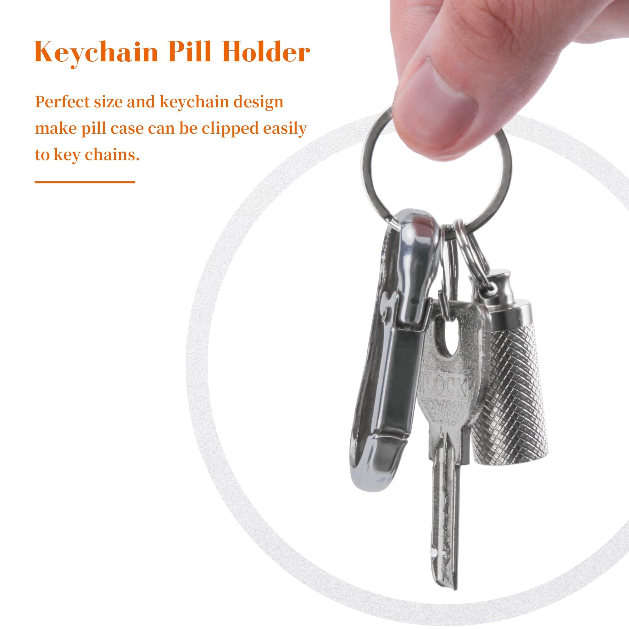 Keychain Pill Holder (2 Pack) view 3