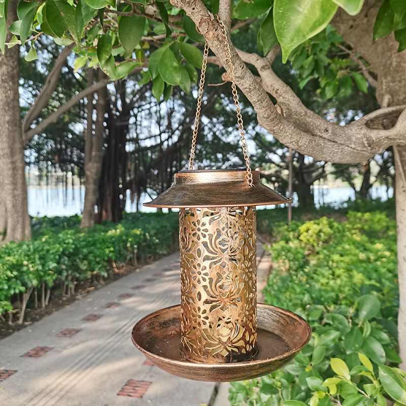 LED Solar Bird Feeder Lamp Outdoor Courtyard Garden Landscape Light — image 1