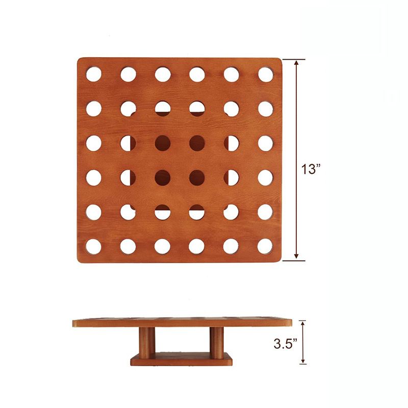 Ice Cream Cone Holder,Wooden Food Cone Holder With 36 Holes, Food Display view 4