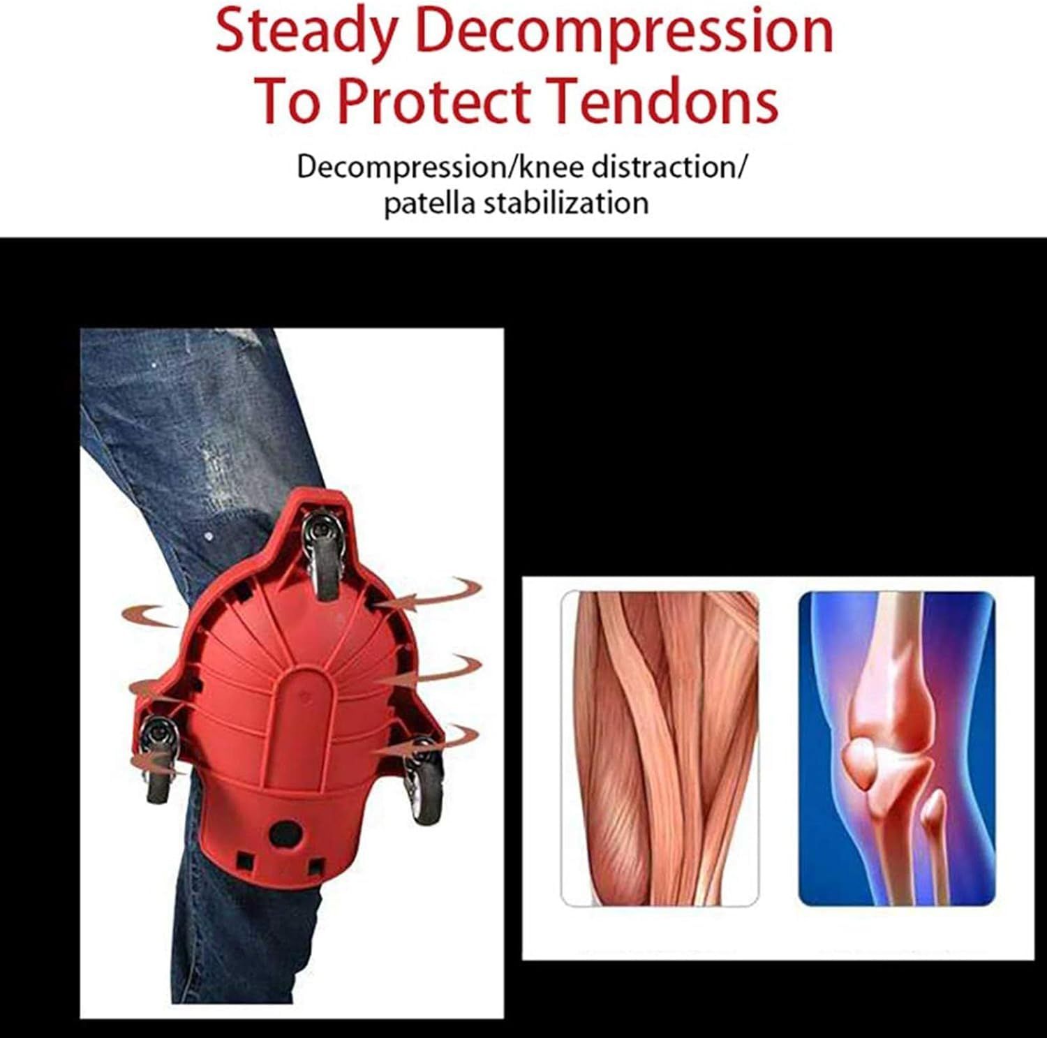 Rolling knee pads casters and comfortable pads that can rotate freely on the floor view 3