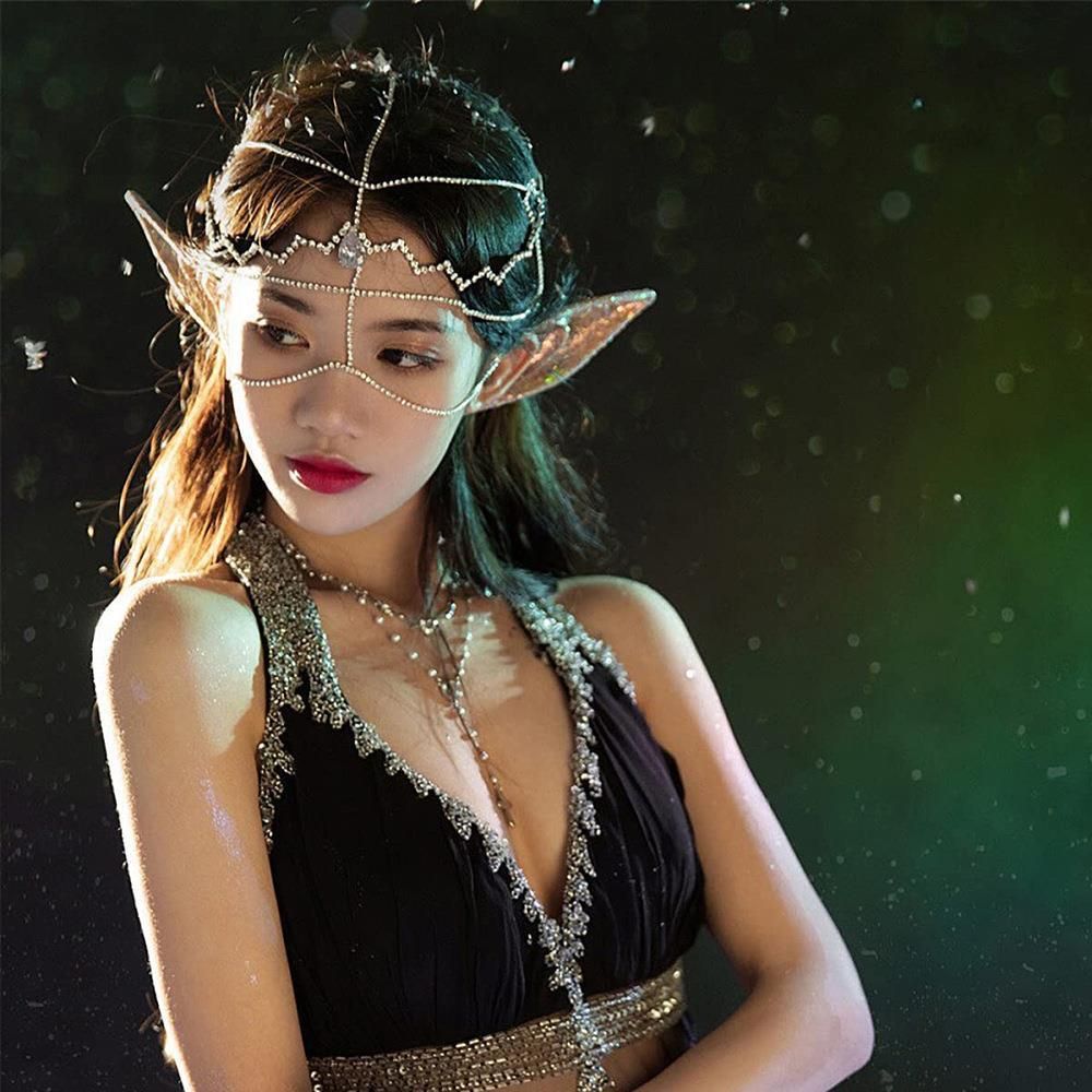Cosplay Fairy Pixie Elf Ears - Soft Pointed Tips Anime Party Dress Up Costume view 2