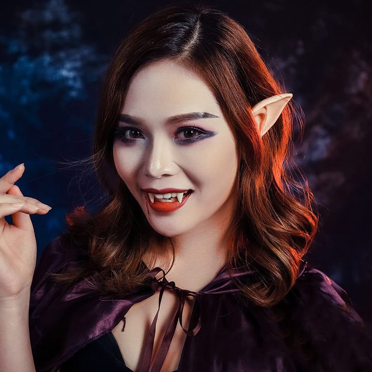 Cosplay Fairy Pixie Elf Ears - Soft Pointed Tips Anime Party Dress Up Costume view 3
