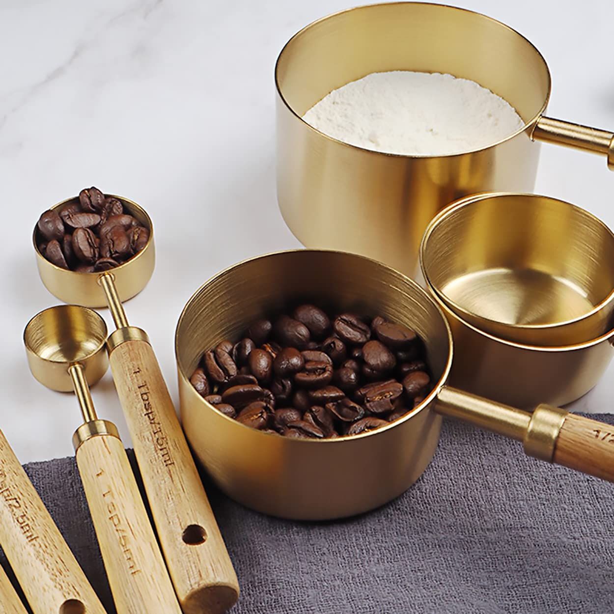 Measuring Cups and Spoons Set of 8