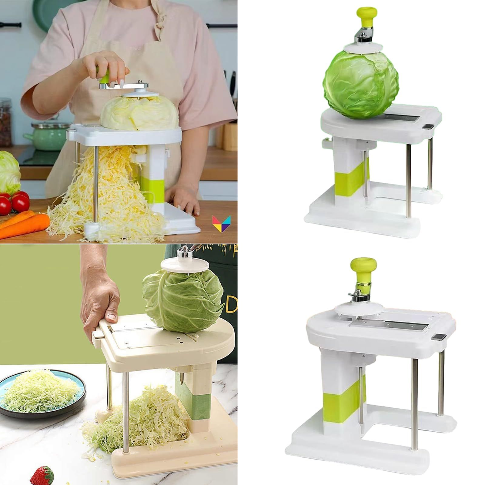 Cabbage Graters Vegetable Kitchen Stainless Steel Cabbage Slicer Cutter Wide — image 1
