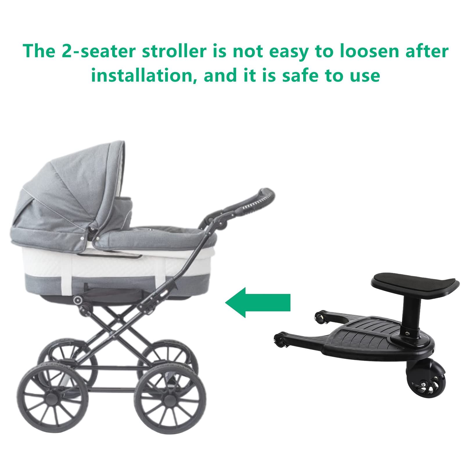 Stroller Board with Seat view 2