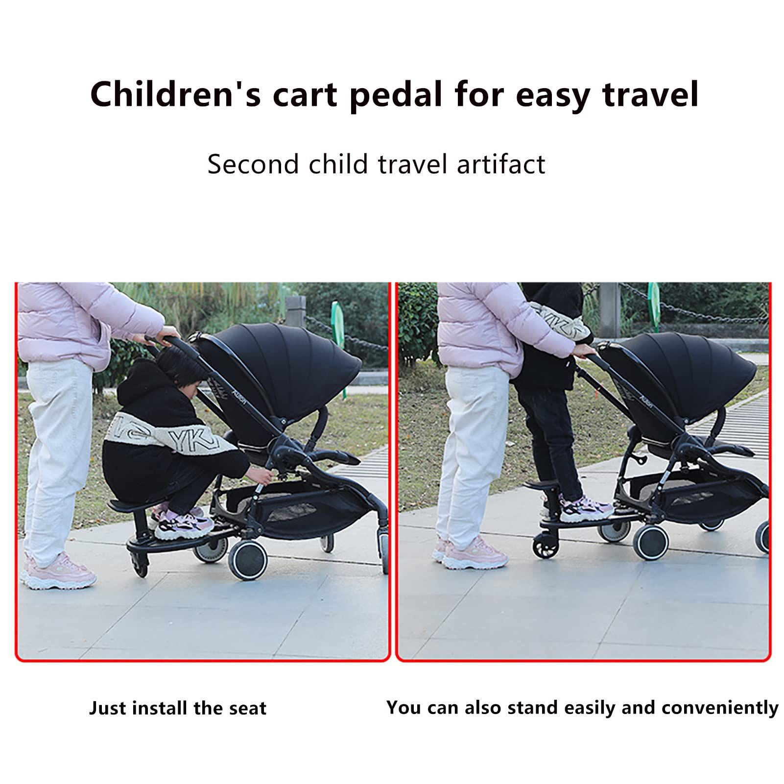Stroller Board with Seat view 3