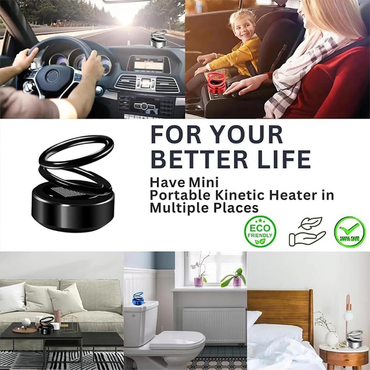 Mini Portable Kinetic Heater 4PCS Portable Kinetic Molecular Heater view 4