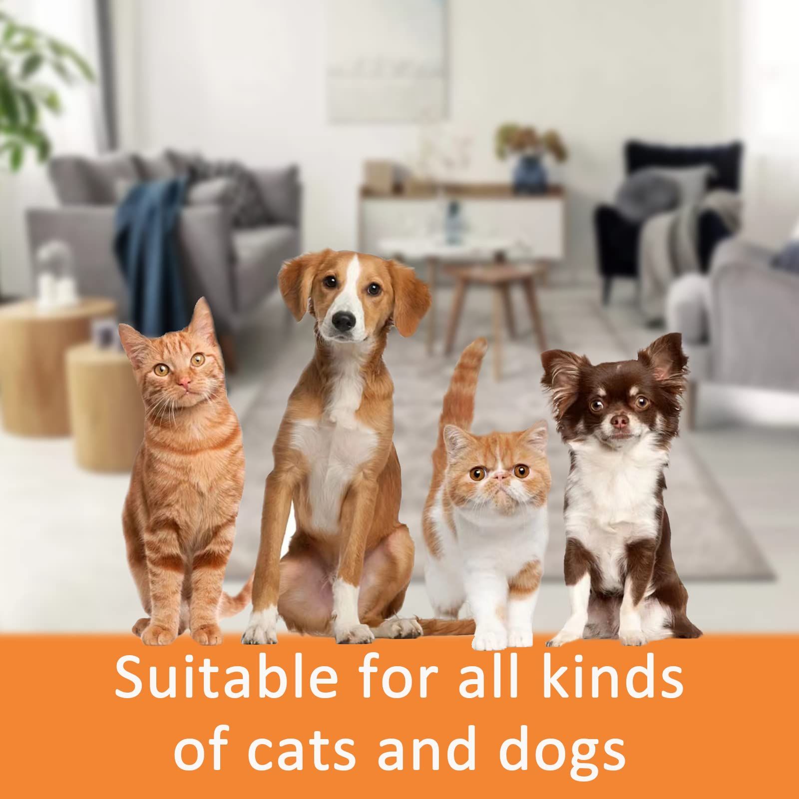 Pet Dog Cat Brush for Shedding and Dematting - Brush Double Sided Undercoat
