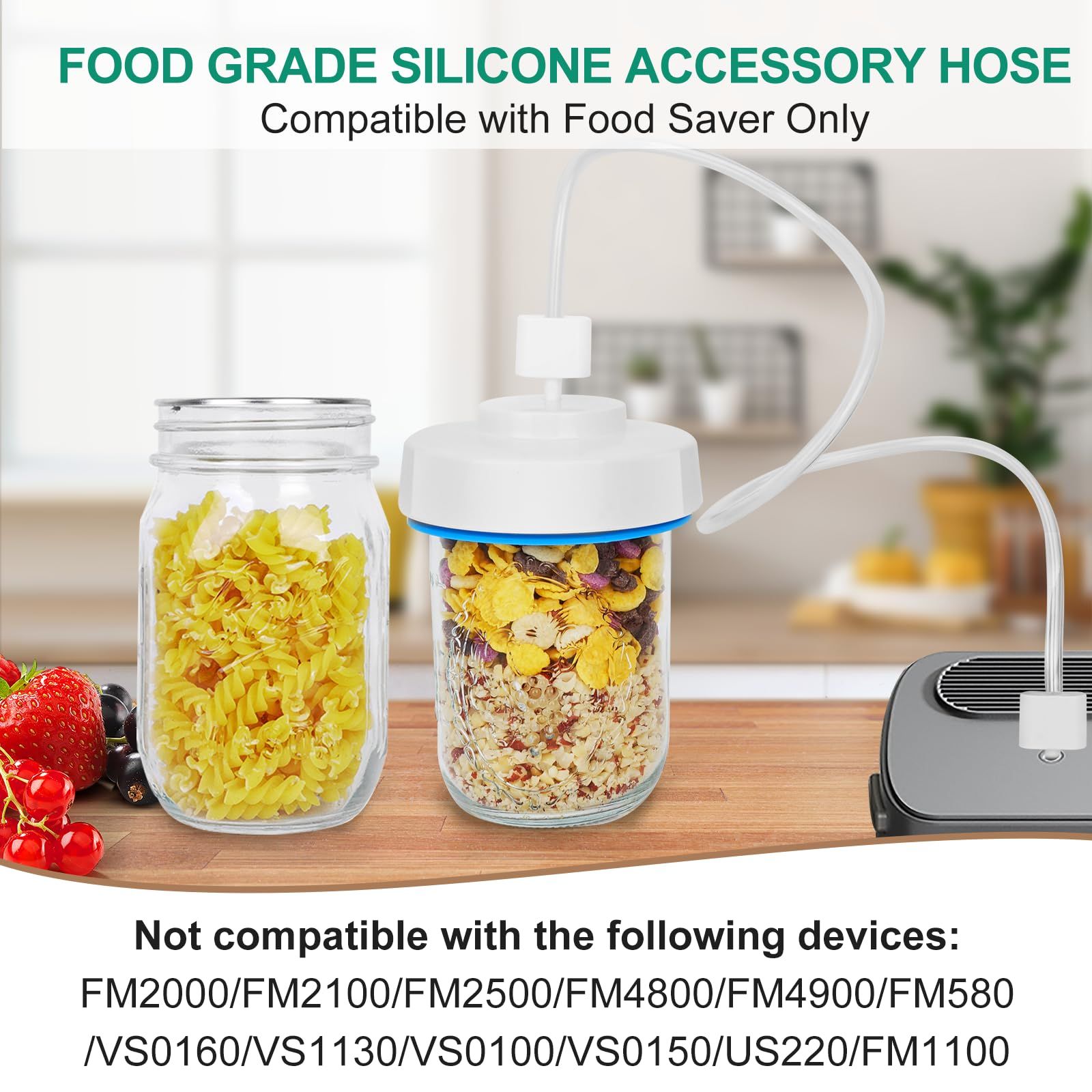 Vacuum Sealer, Electric Vacuum Sealer Kit with Wide and Regular Mouth Mason view 3