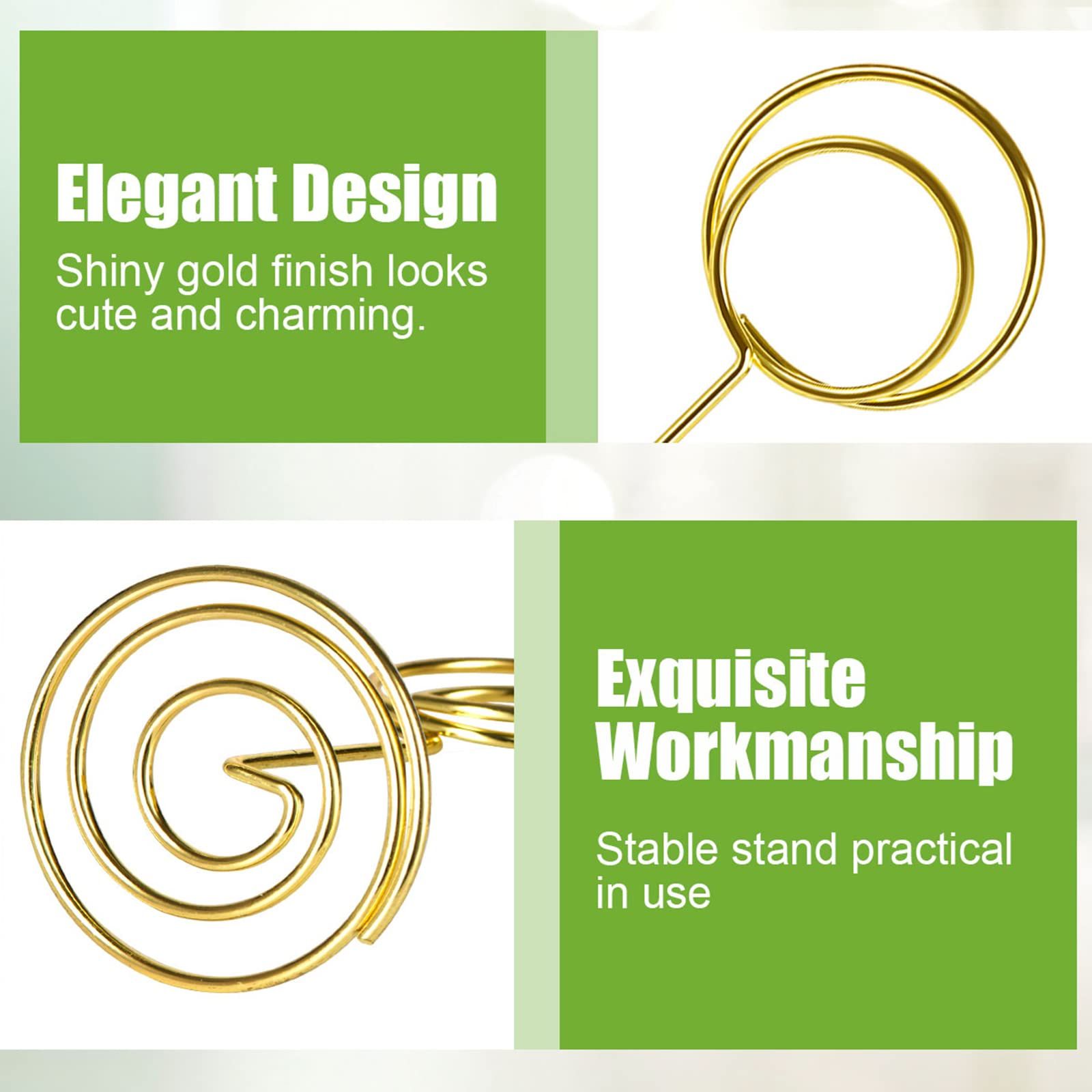 Table Number Holders, Simple Table Sign Stand Place Card Holder, Delicate view 4