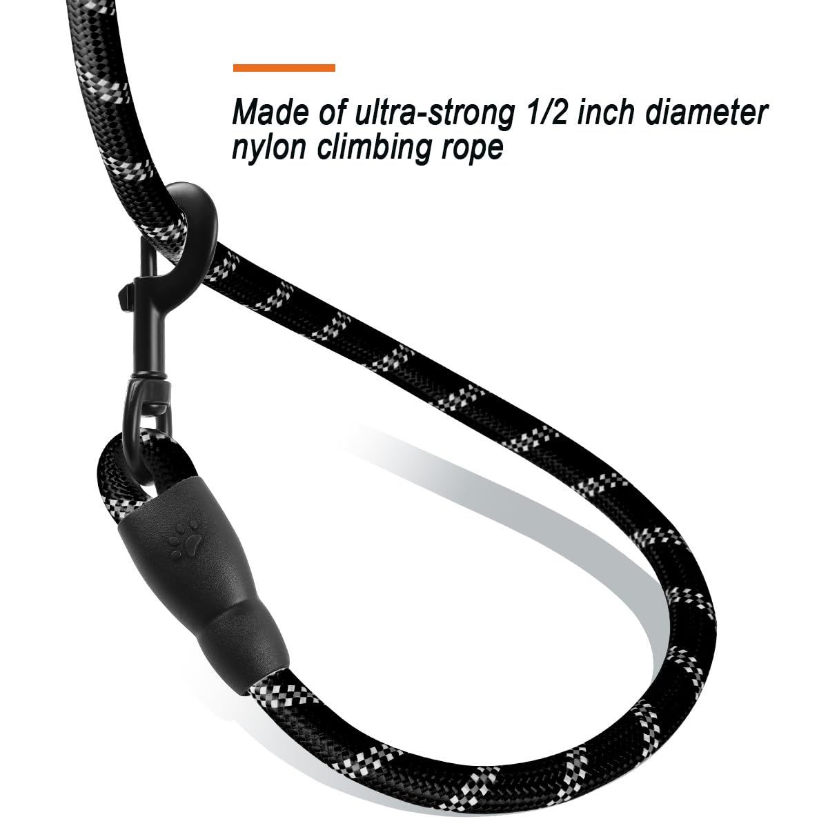 Dog Leashes for Large Dogs Heavy Duty Dog Leash 2 Pack 5 FT with Comfortable