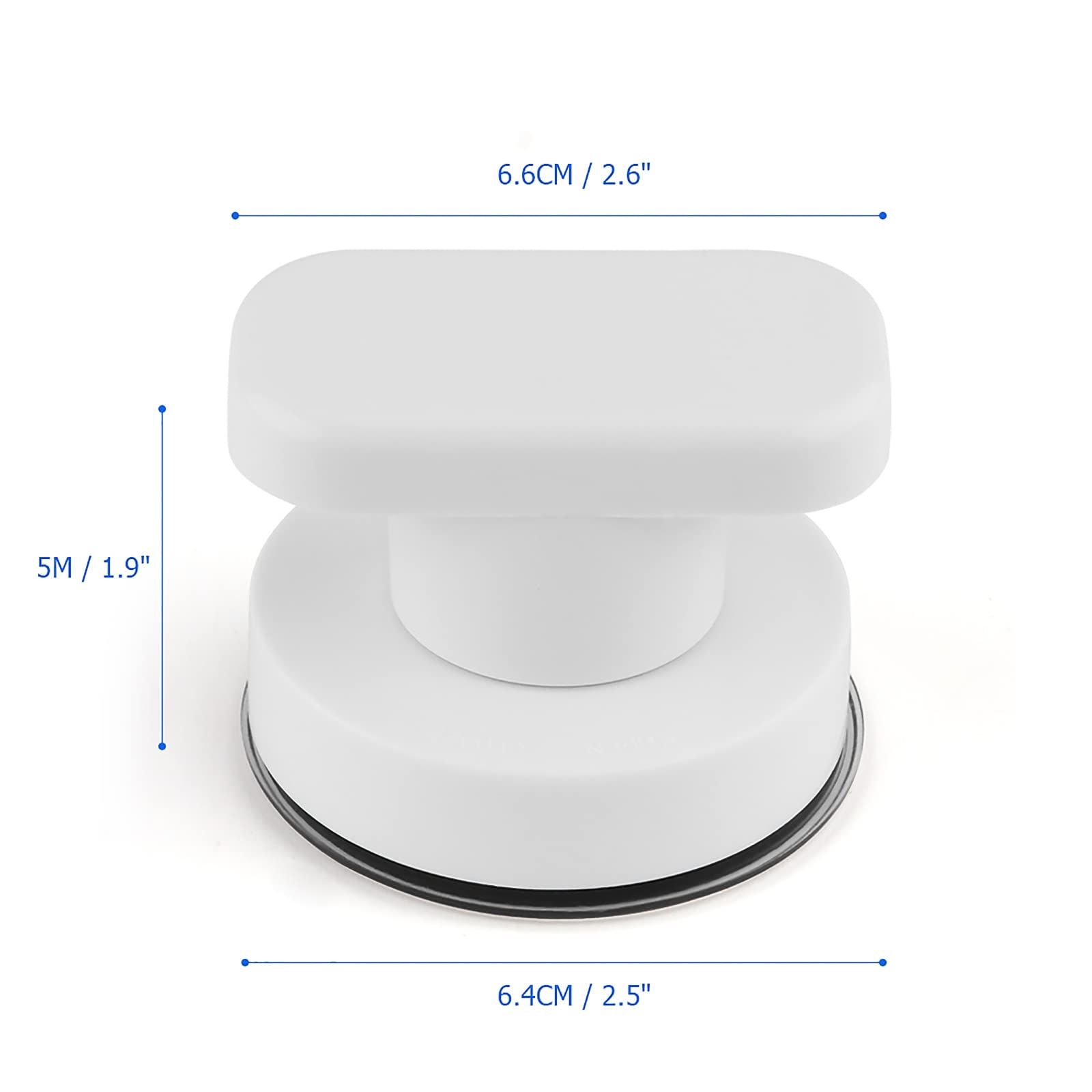 2 Pack Strong Suction Cup Drawer Glass Mirror Wall Tile Handle Bathroom view 4
