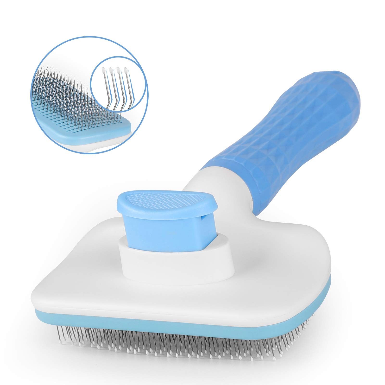 Self Cleaning Brush,Dog Brush & Cat Brush with Massage Particles,Removes Loose