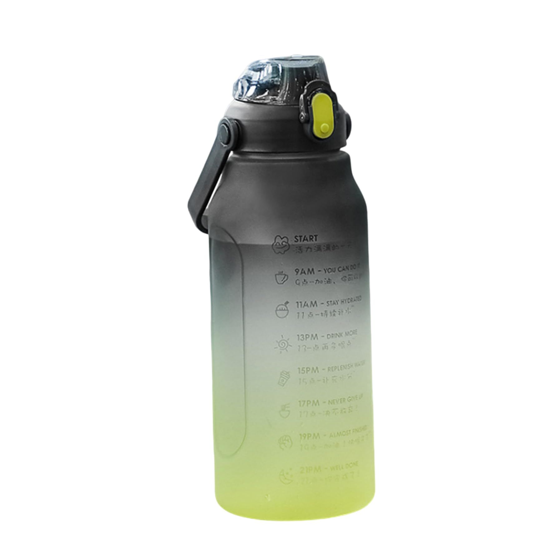 Free Sports Drink Bottle with Time Marking & Lock Cover